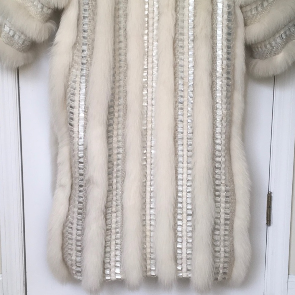 Vtg TALK OF THE WALK Fur Coat Open Front stunning - Picture 10 of 15